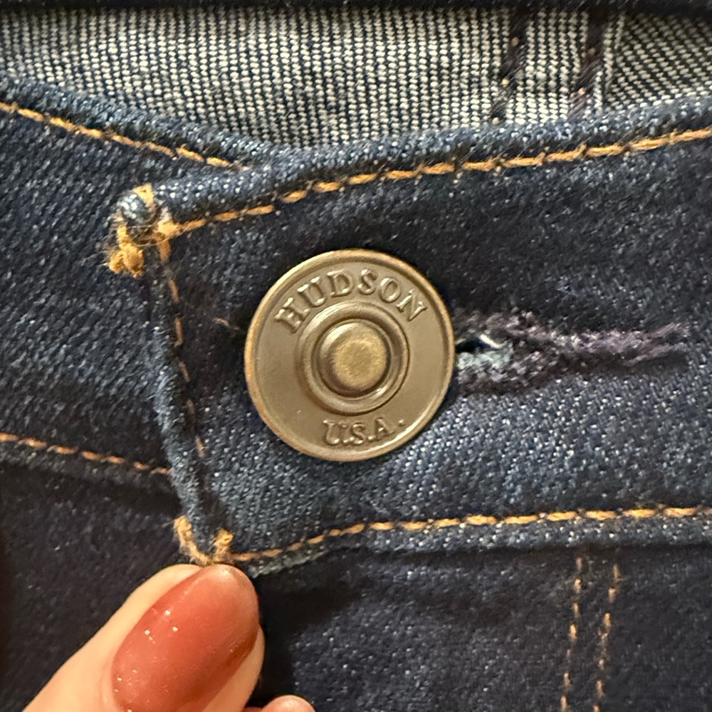 hudson krista super skinny shark bite dark wash - Picture 7 of 9